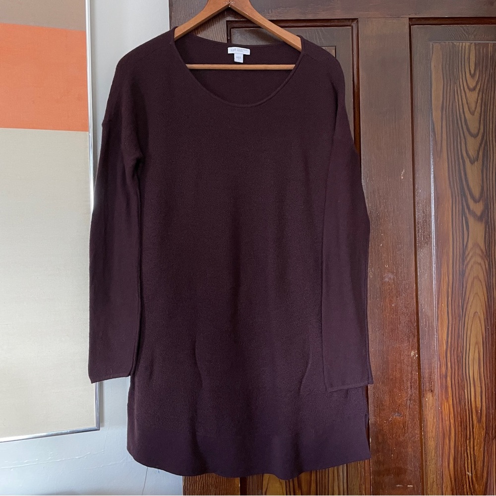 J. Jill Lakewood Washable Merino Wool Sweater Tunic Small